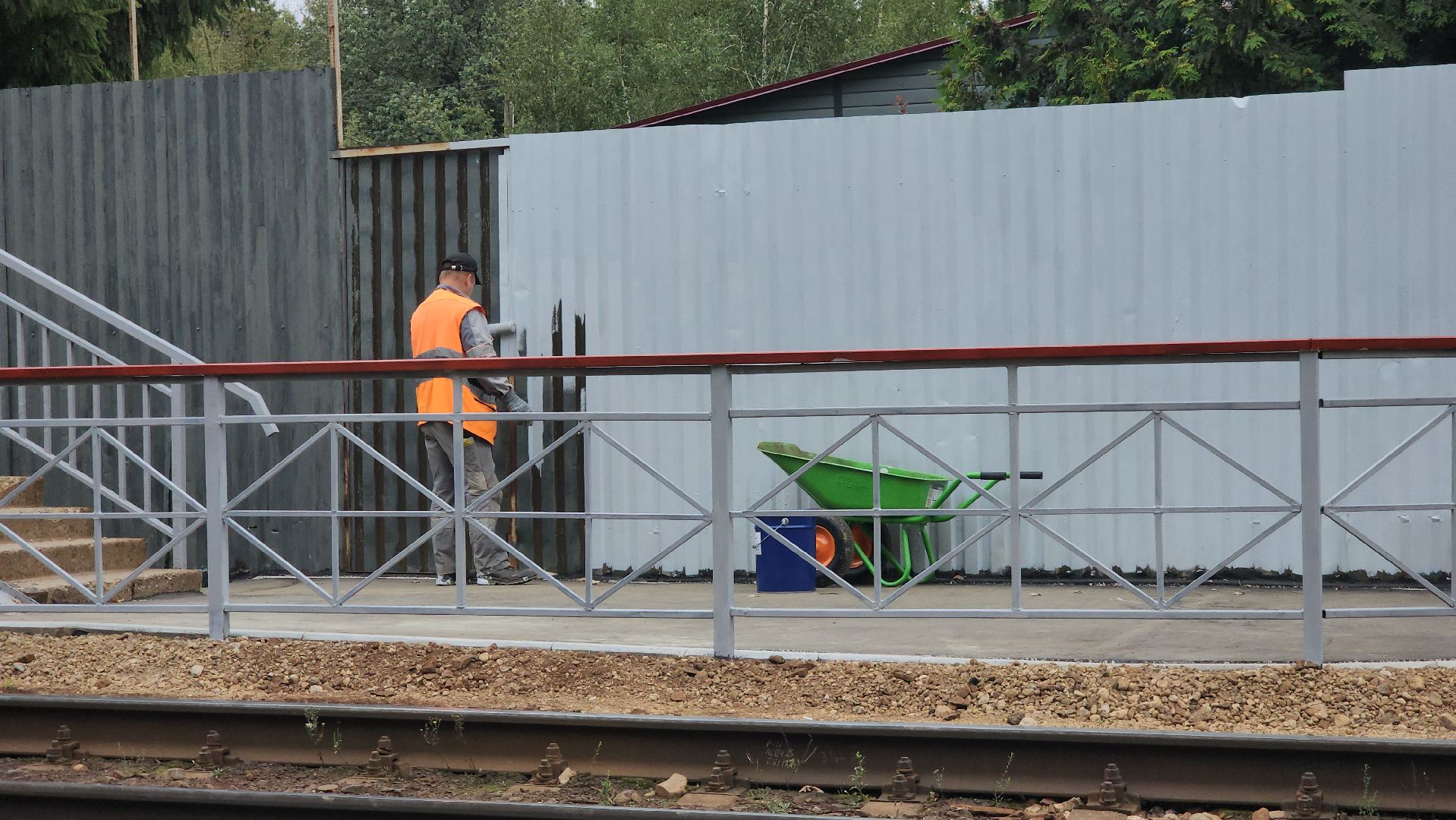 железная дорога, железнодорожная станция, железнодорожные пути, Лобня ,