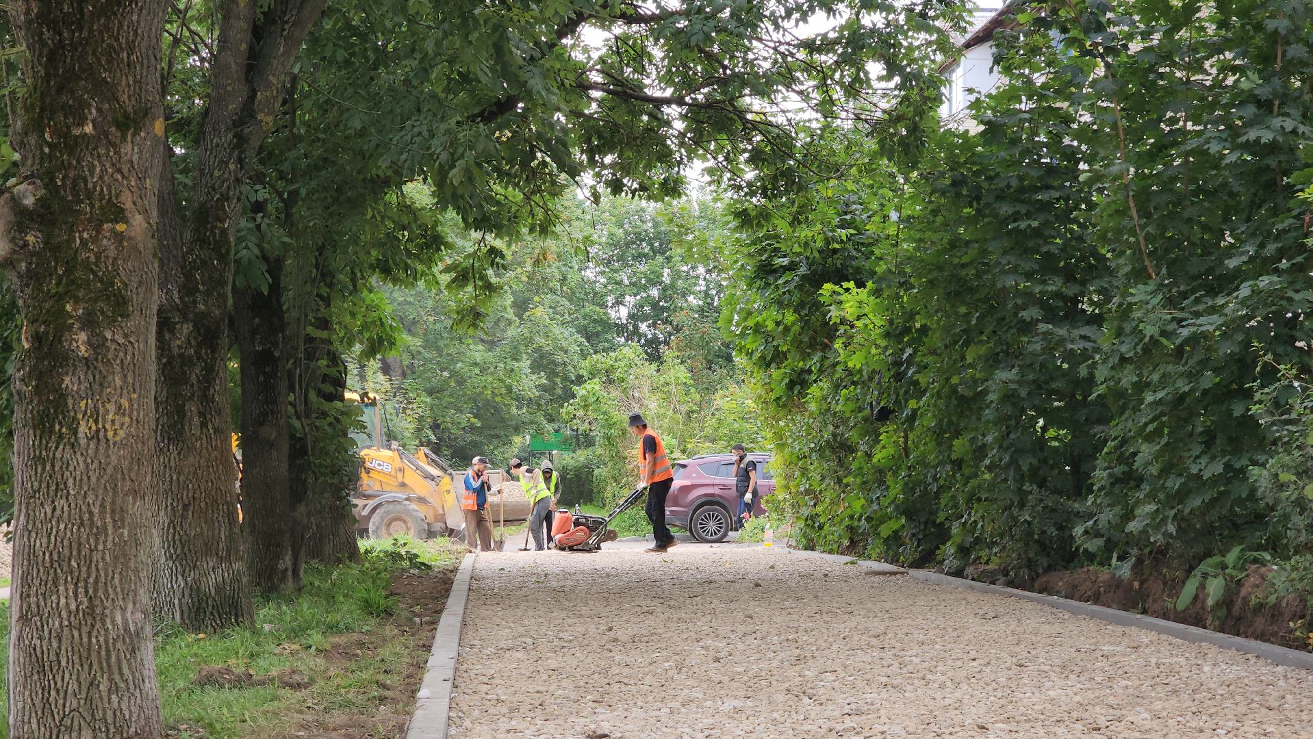 Асфальтирование , Благоустройство , Лобня ,