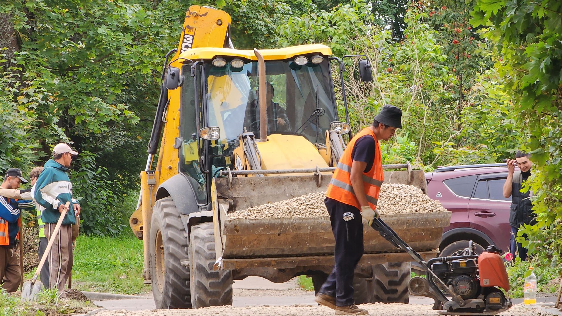Асфальтирование , Благоустройство , Лобня ,