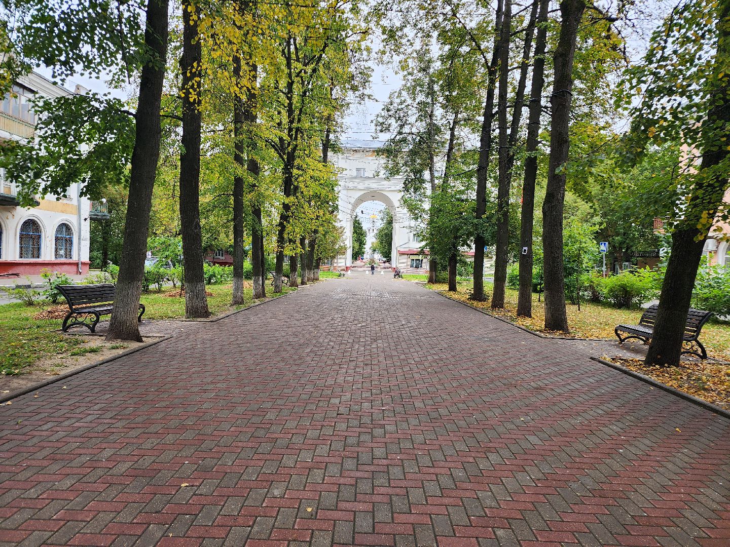 фрязино, новые лавочки, аллея, благоустройство,