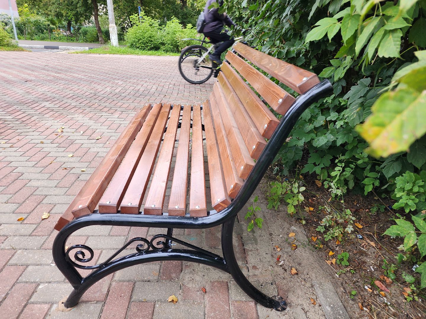 фрязино, новые лавочки, аллея, благоустройство,