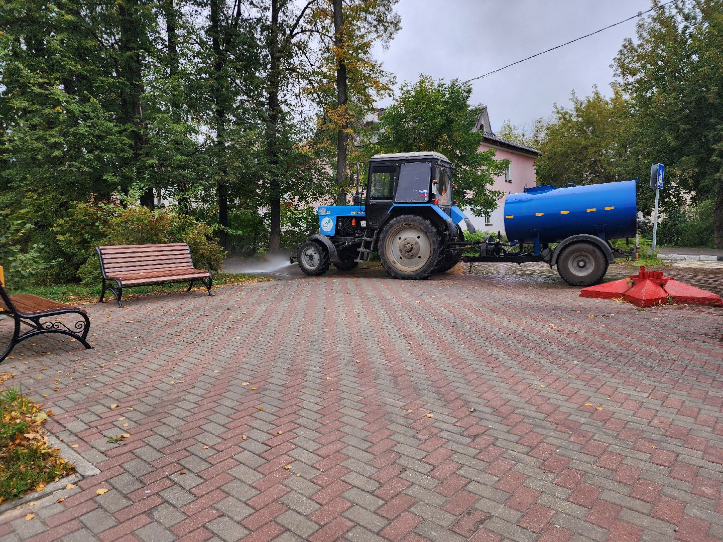 фрязино, новые лавочки, аллея, благоустройство,