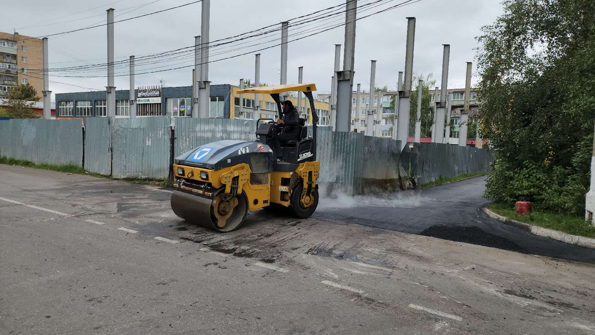 благоустройство, ремонт дорог, асфальтирование дворов, дворы, кашира, дороги,