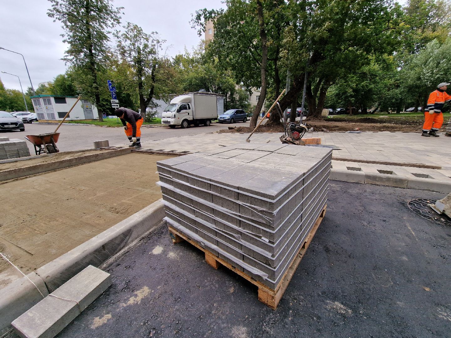 сквер на крупешина в балашихе, благоустройство, балашиха,