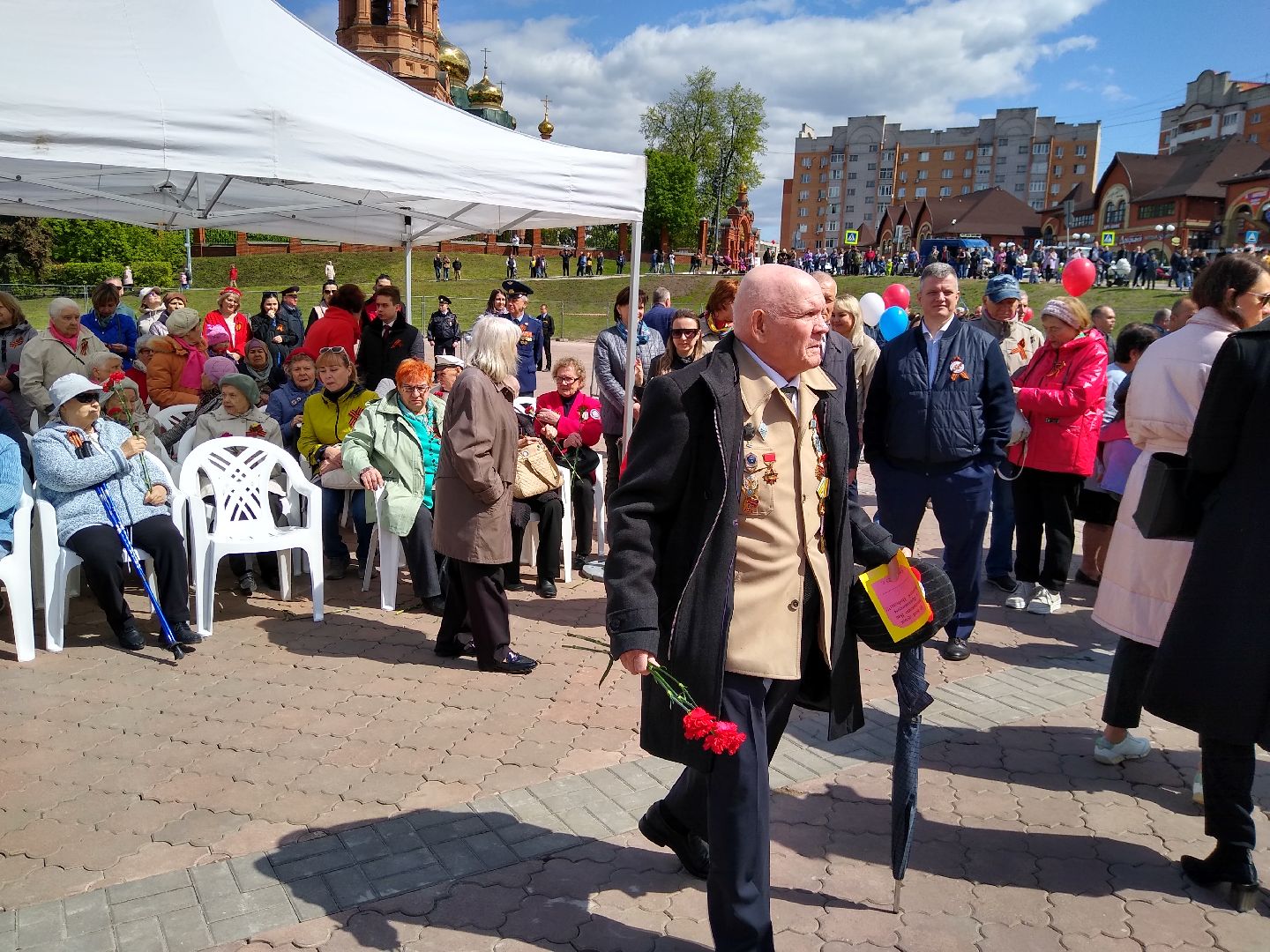 Раменское, День Победы, возложение цветов