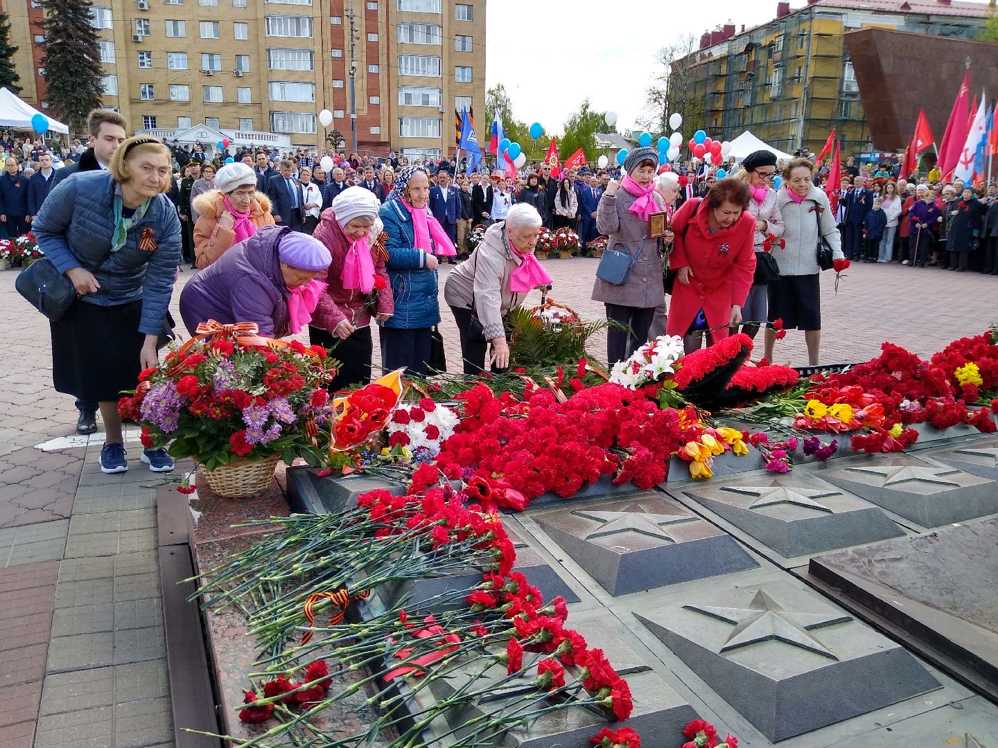 Раменское, День Победы, возложение цветов