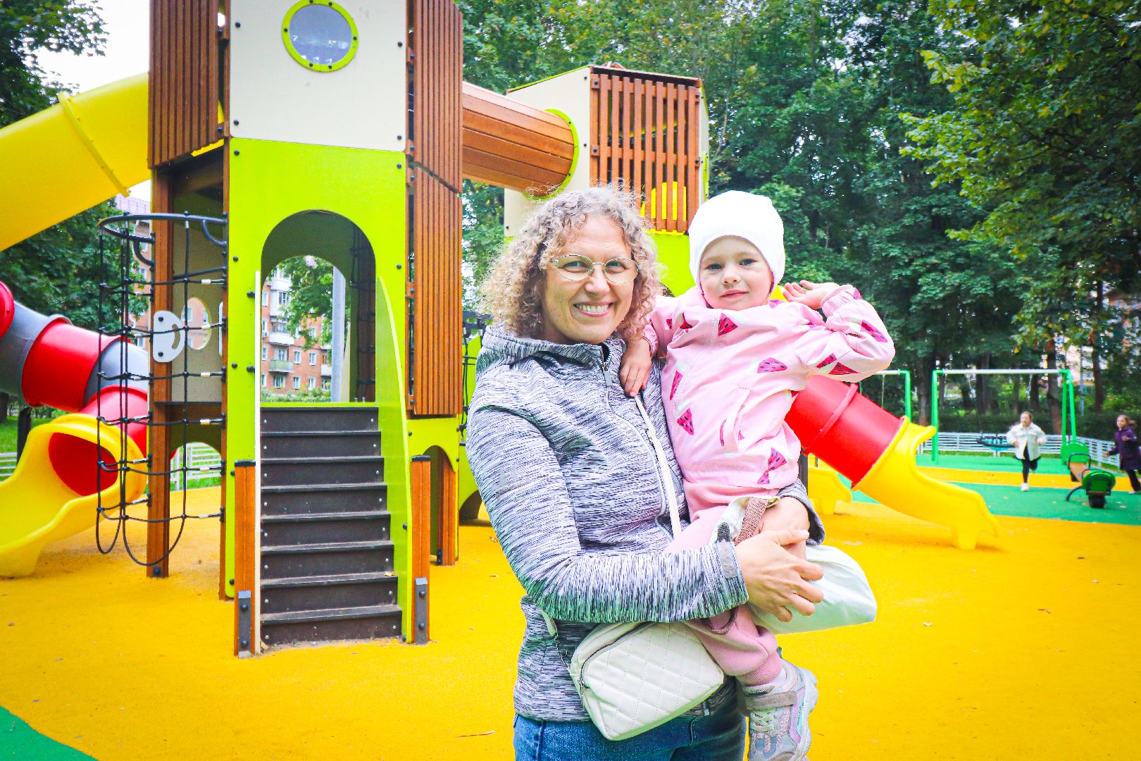 клин, общество, дети, открытие детской площадки, благоустройство,