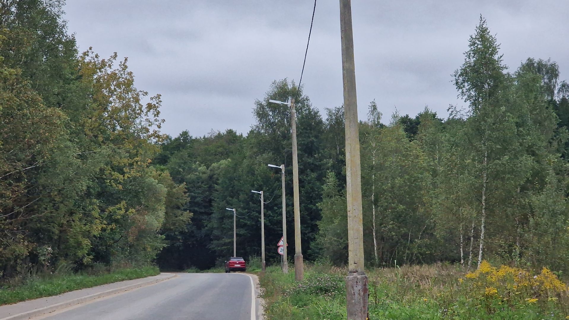 Освещениедороги, Дубна, Новыефонари,