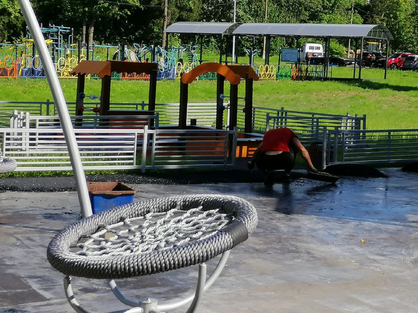 городской округ восход, благоустройство, детская  площадка, новая детская площадка,