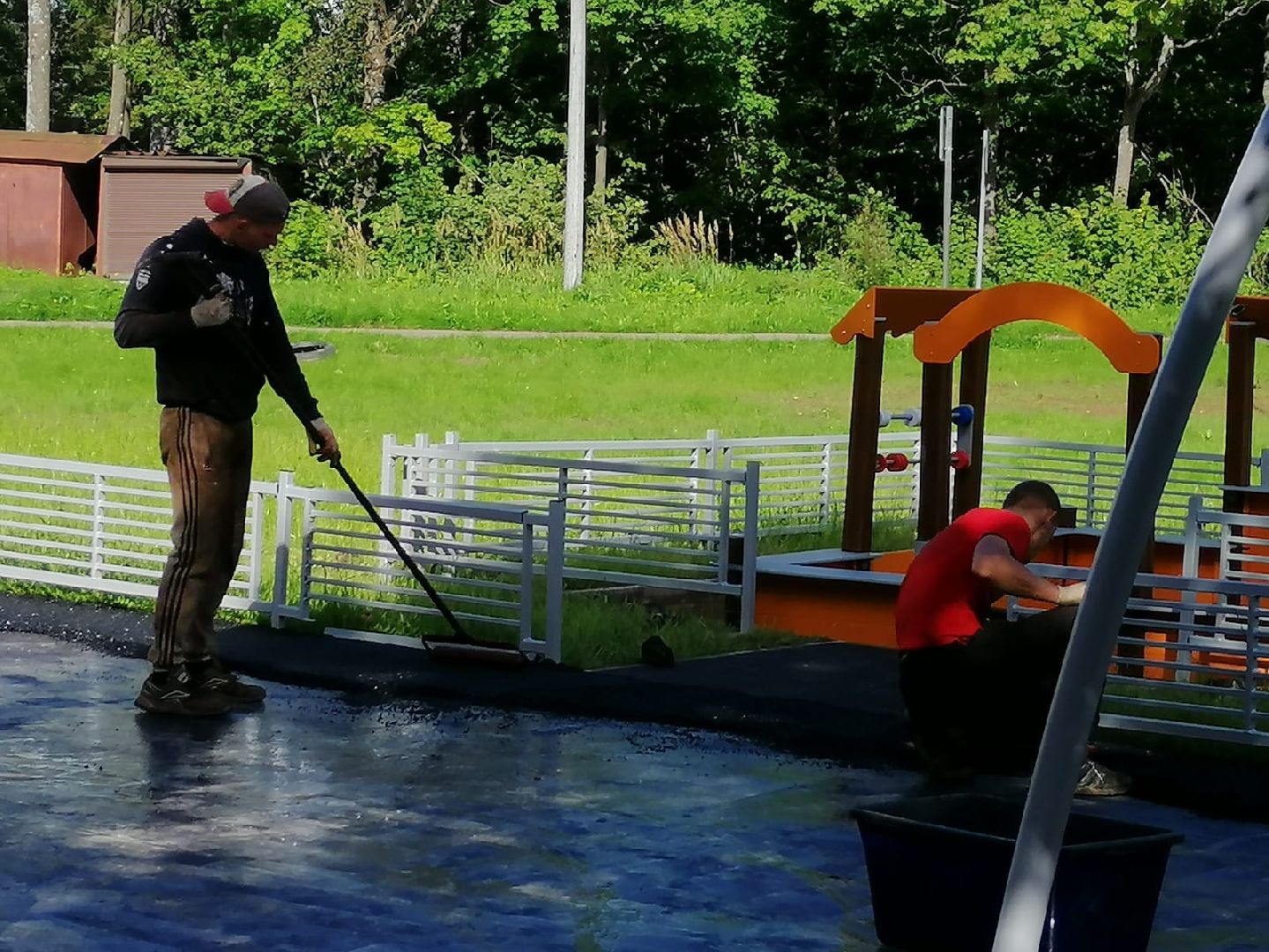 городской округ восход, благоустройство, детская  площадка, новая детская площадка,