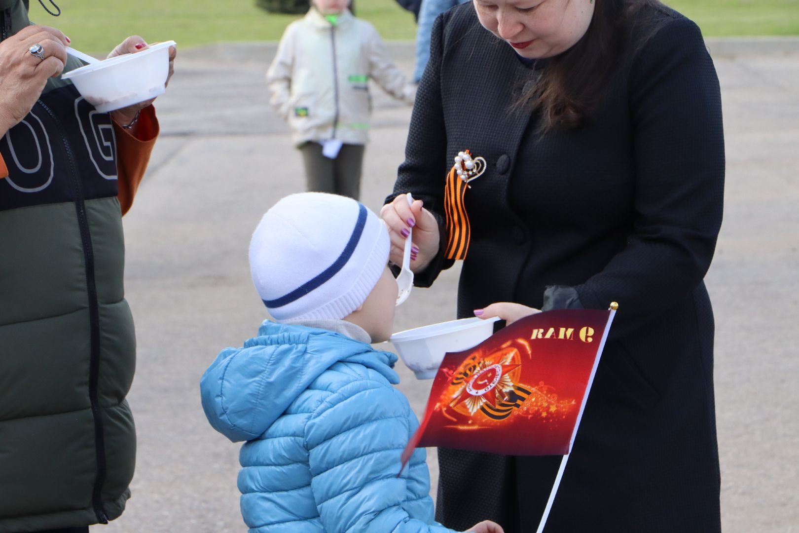 Серебряные Пруды, парк, солдатская каша