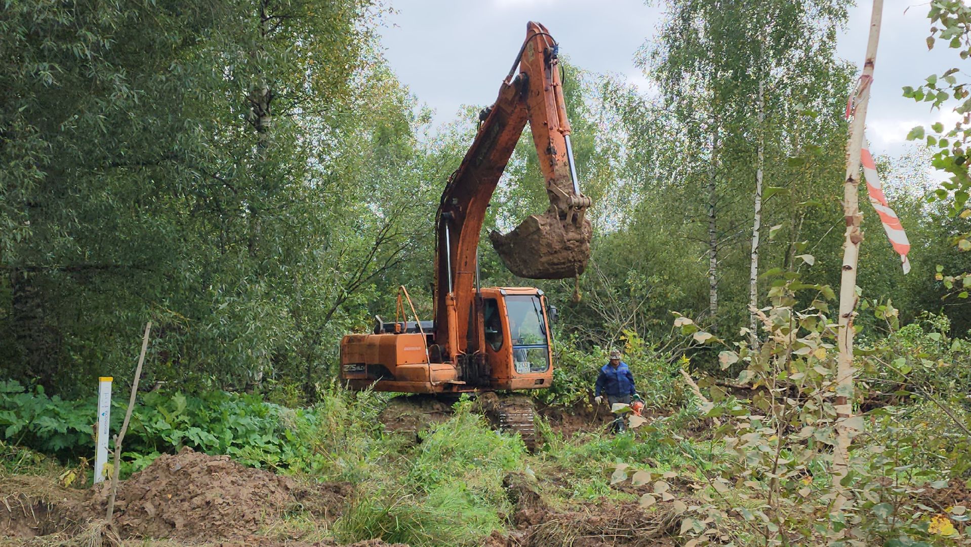 Строительство канализации , Канализационная сеть, Лобня ,