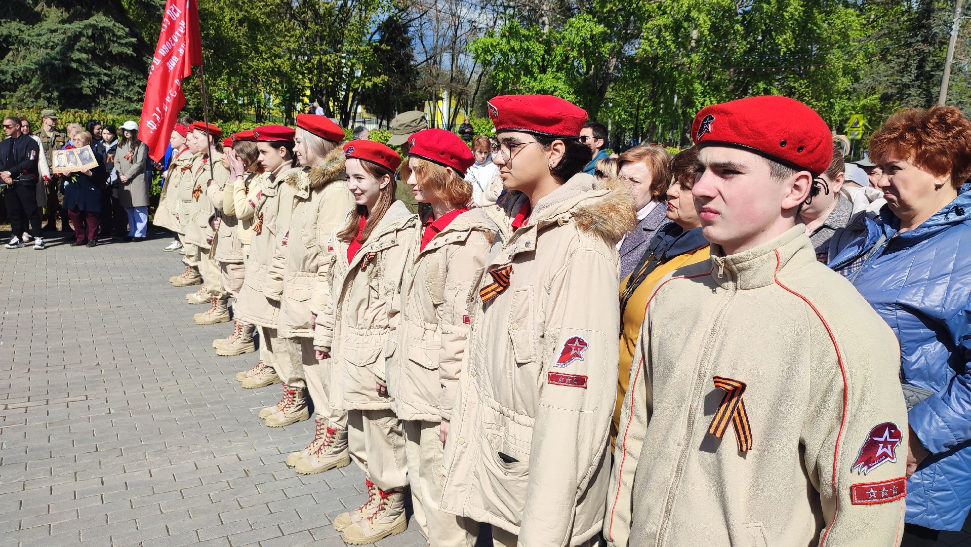 Кашира, День Победы, праздник, митинг, аллея славы