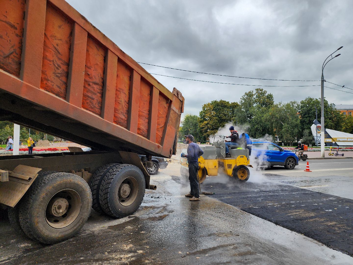 Подольск, Ремонт дороги, Асфальт, брусчатка, восстановительные работы,