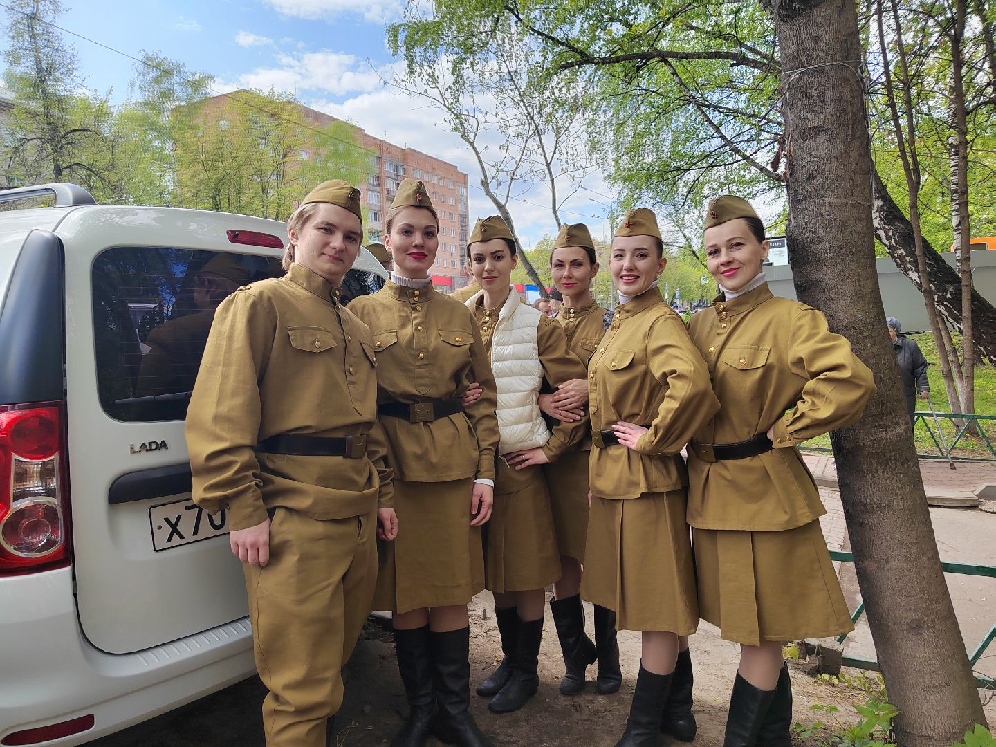 Пушкино, 9 мая, День Победы, мы помним, ВОВ, ветераны, Поем во дворах