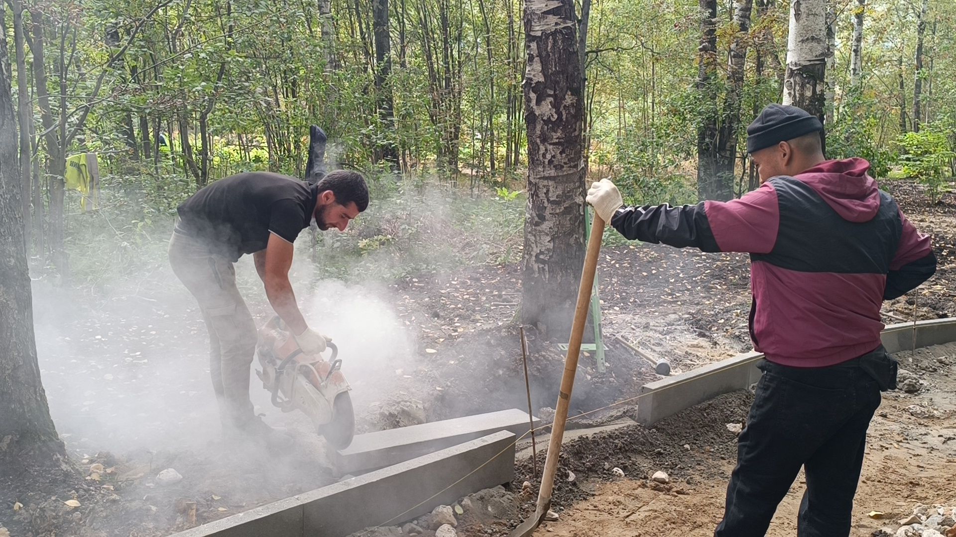 сквер, благоустройство, лобня,