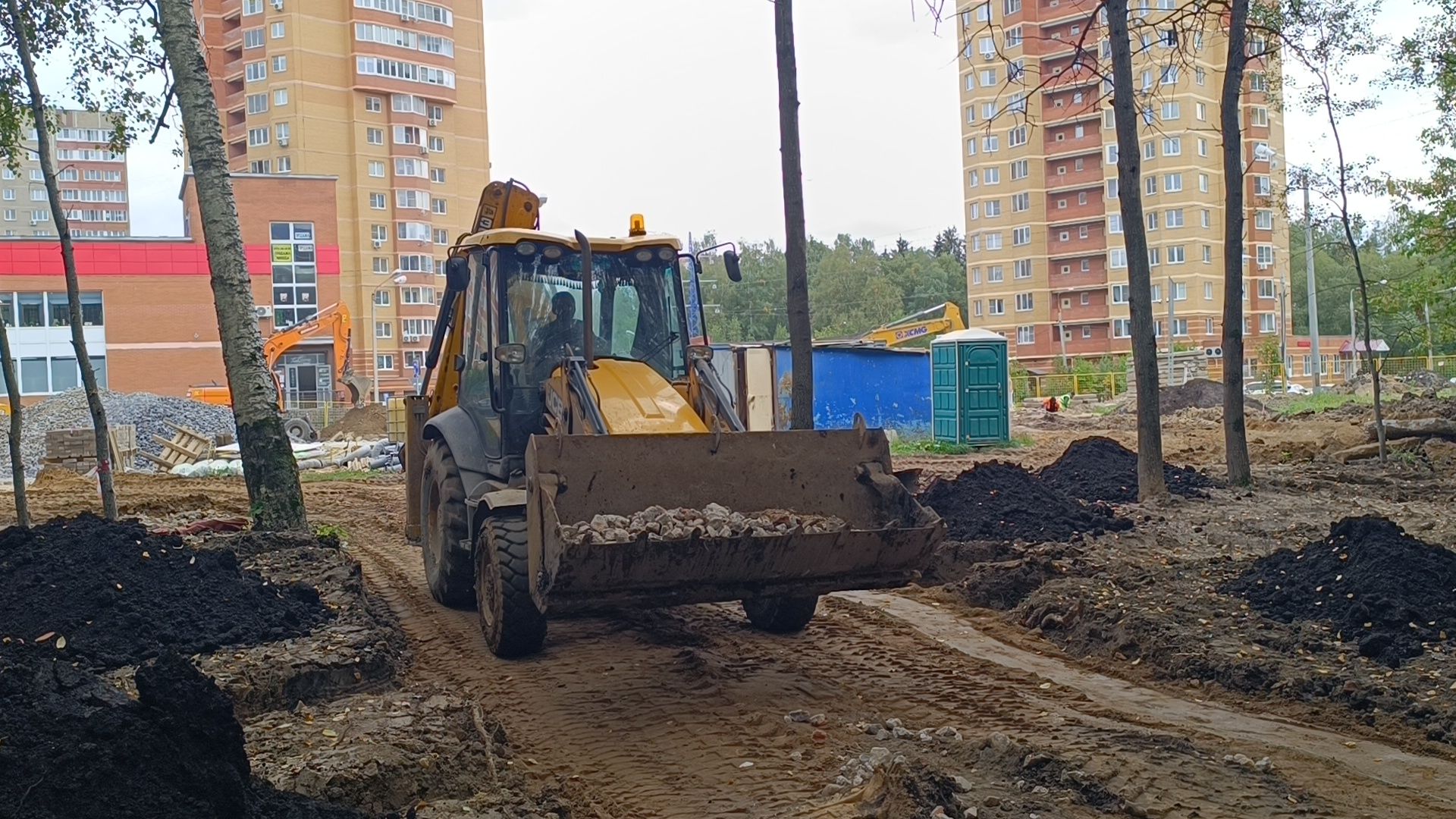 сквер, благоустройство, лобня,