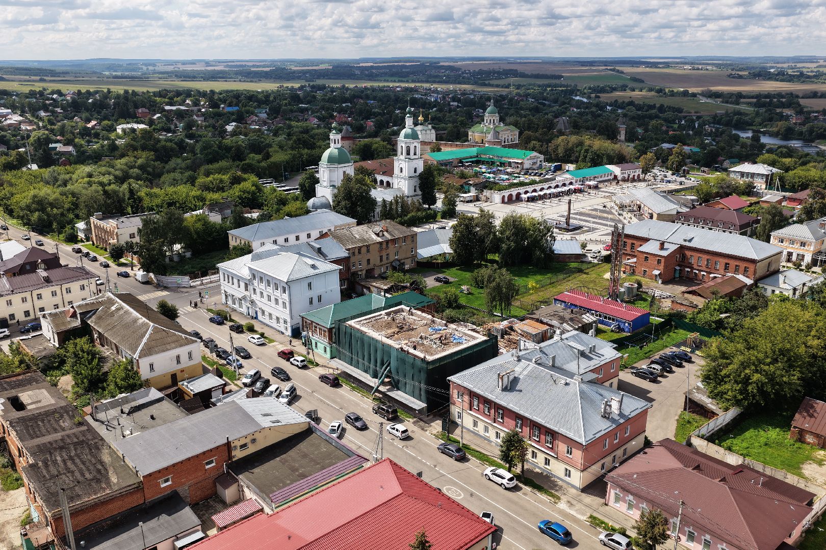 видео с коптера, ремонт музыкальной школы, музыкальная школа в зарайске,