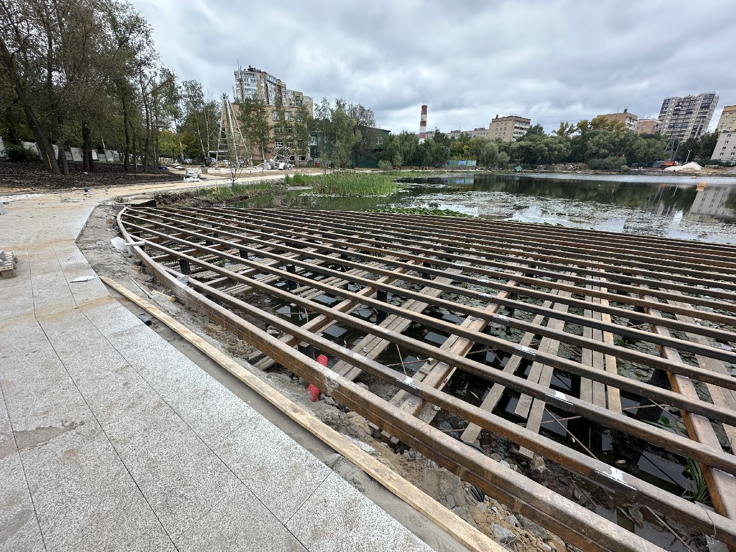 пушкино, пушкинский городской округ, благоустройство, травинское озеро, травинская набережная,