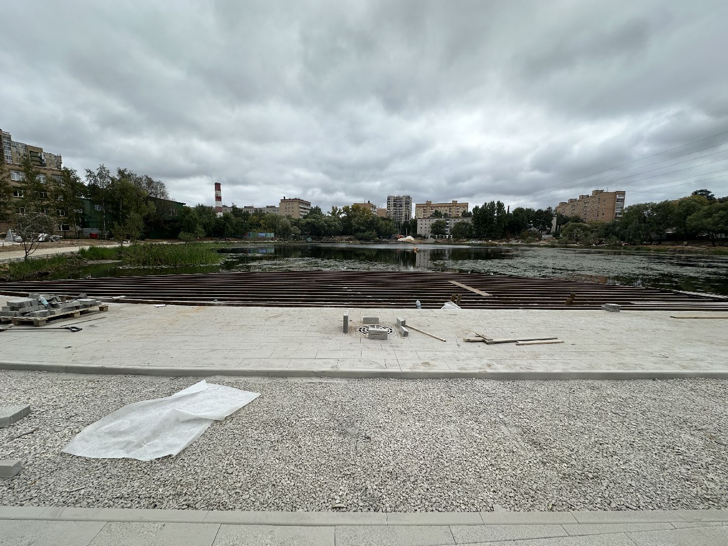 пушкино, пушкинский городской округ, благоустройство, травинское озеро, травинская набережная,