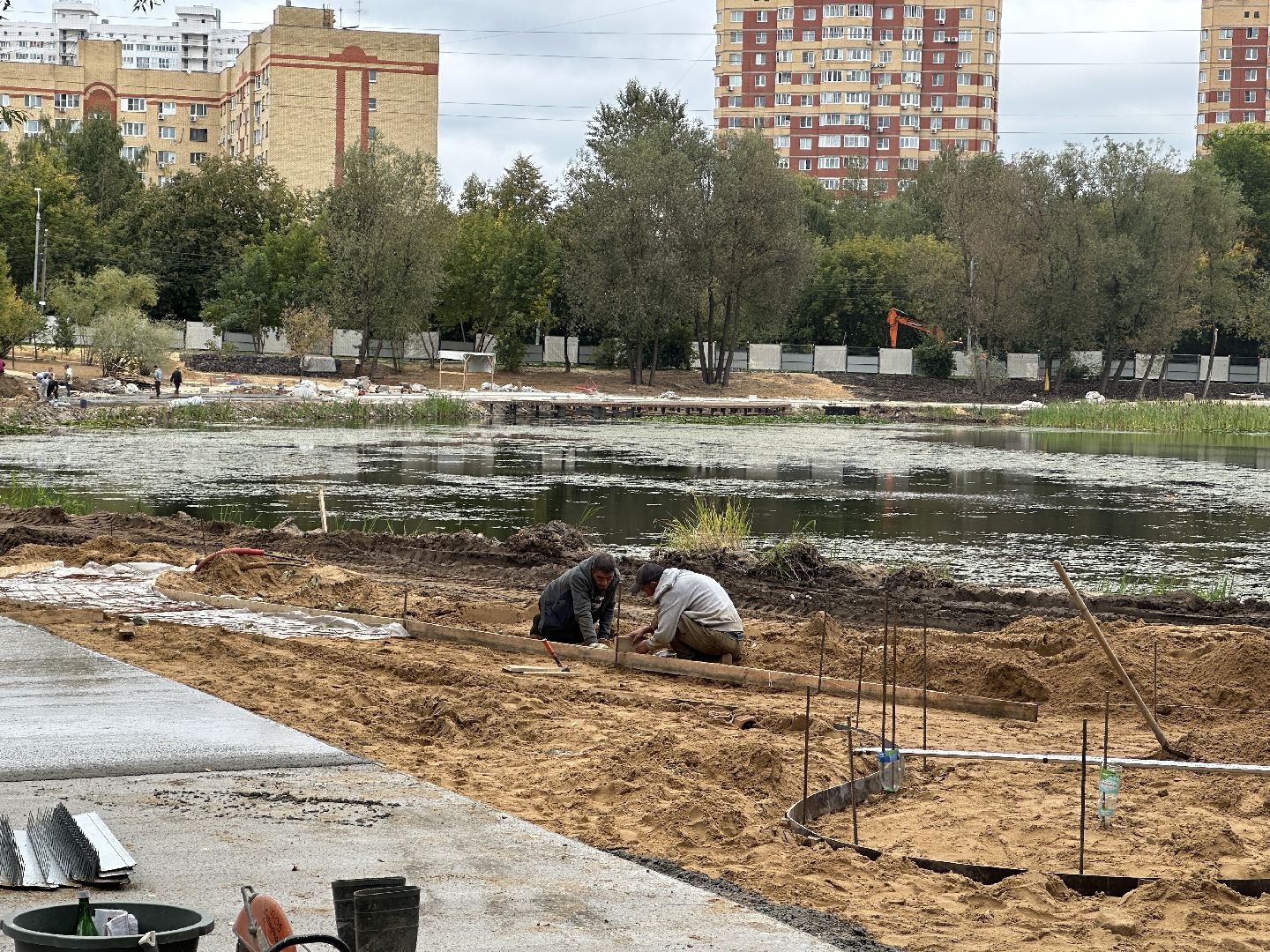 пушкино, пушкинский городской округ, благоустройство, травинское озеро, травинская набережная,