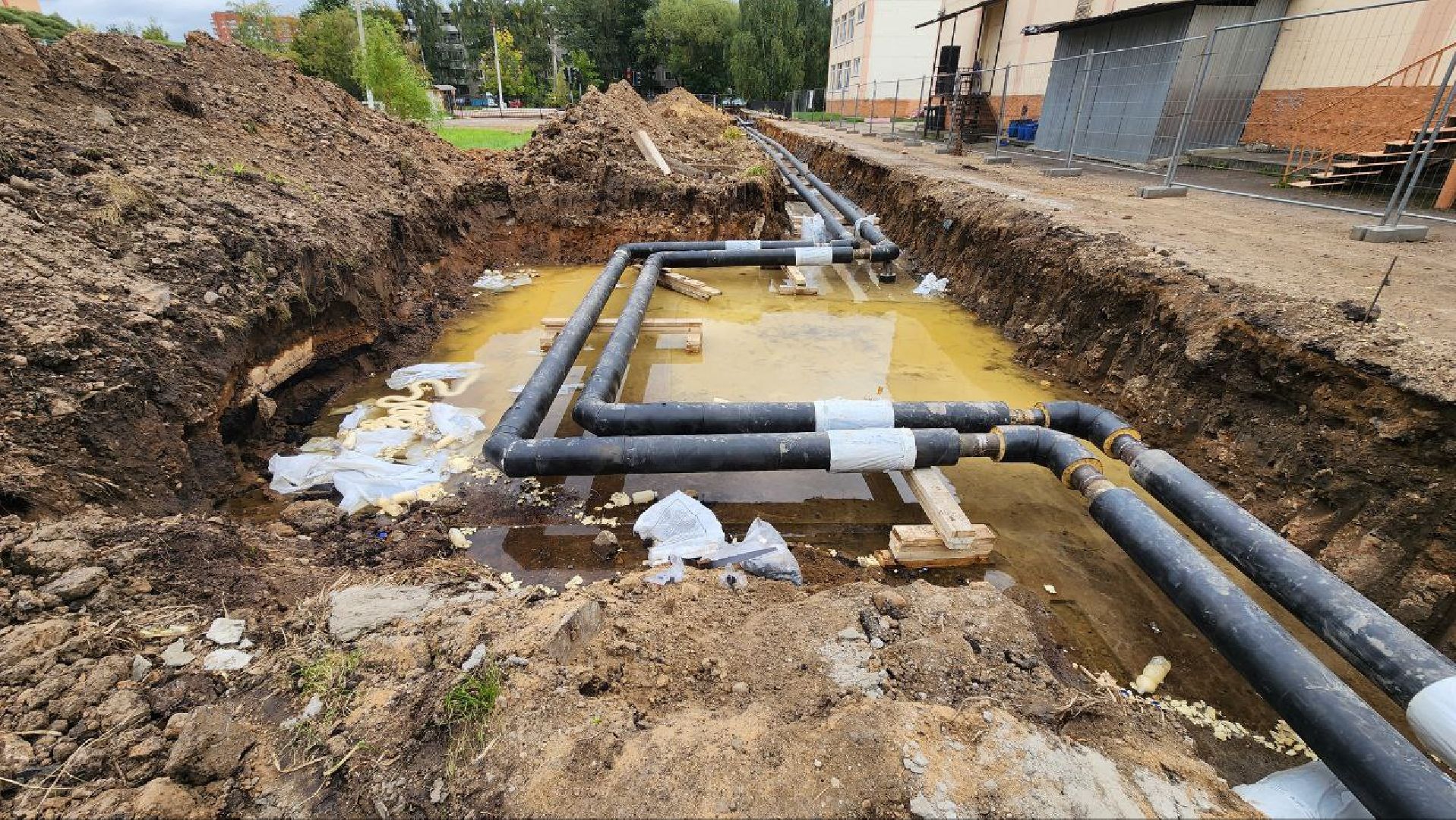 Дмитров, Замена теплотрассы, МинЖКХ,