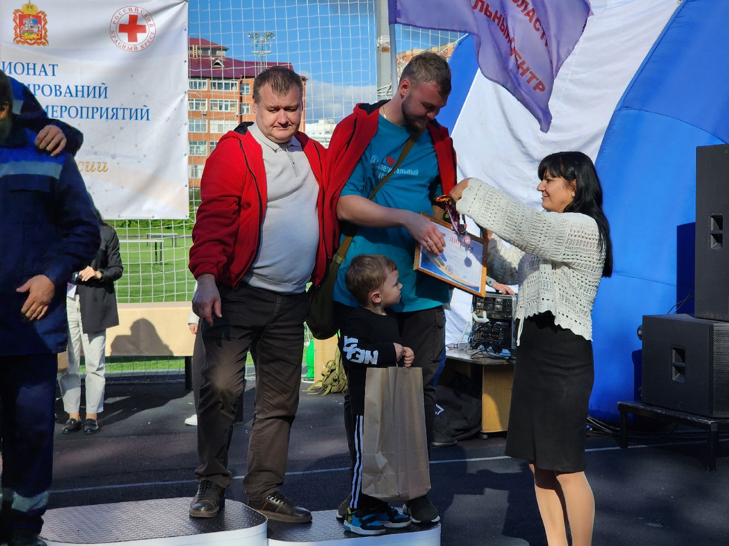 сергиево-посадский городской округ, сергиев посад, стадион луч, мчс, Соревнования , мчс 35 лет,