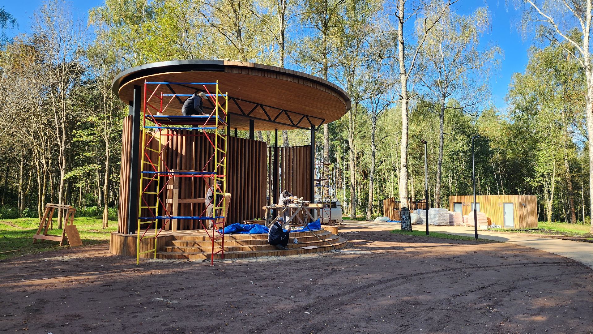 истра, благоустройство, лесопарк,