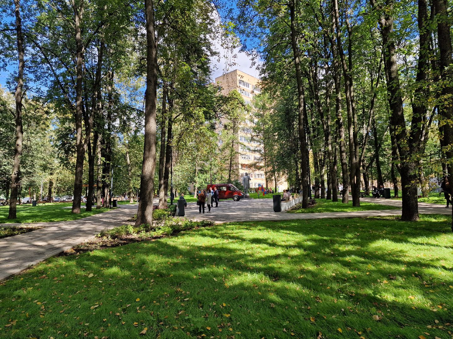 открытие сквера по улице крупешина в балашихе,балашиха,  благоустройство,