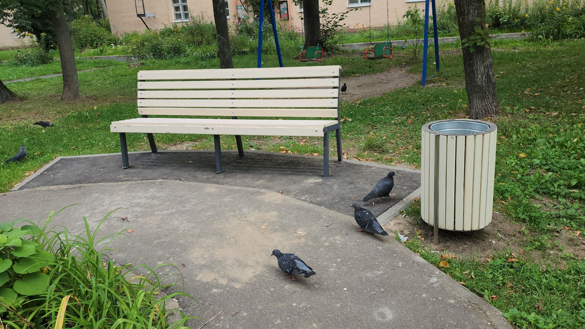 щёлково, монино, благоустройство двора,