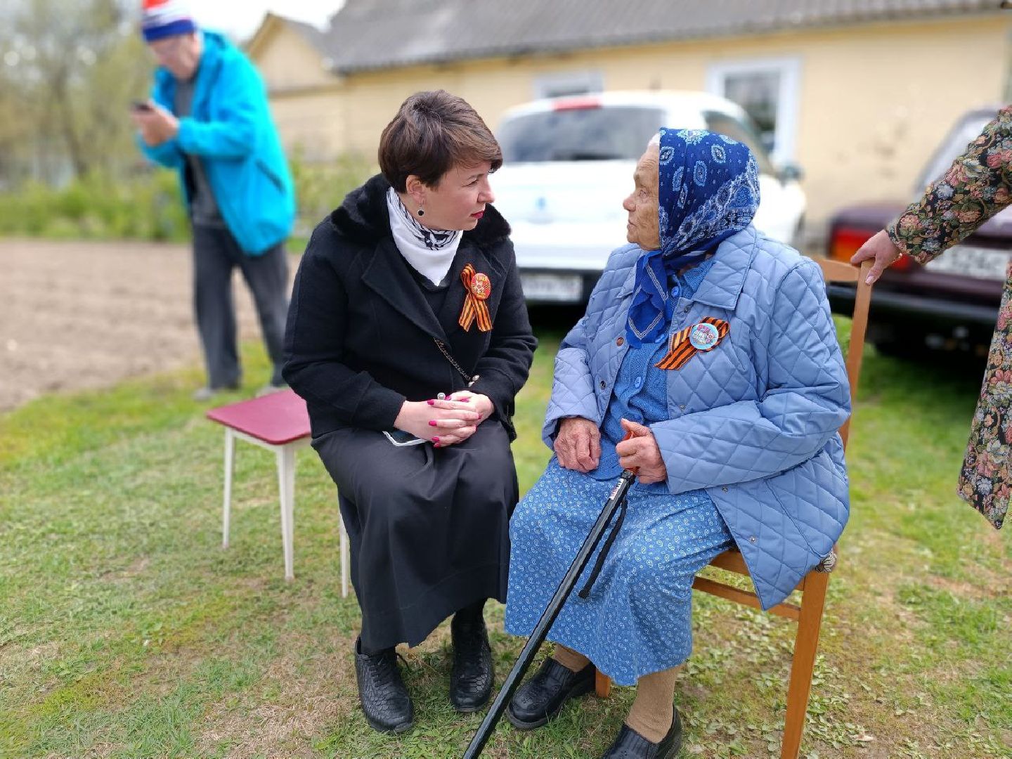 Можайск, Можайский городской округ, Подмосковье, День Победы, поздравление ветерана, фронтовая бригада, песни военных лет, 9 мая