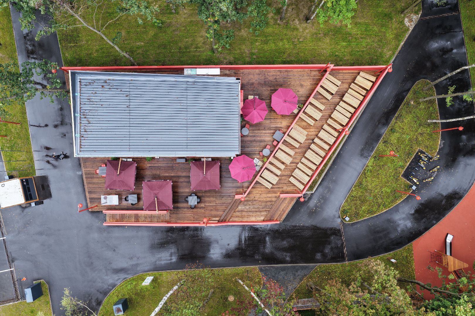 видео с коптера, вишняковский парк,