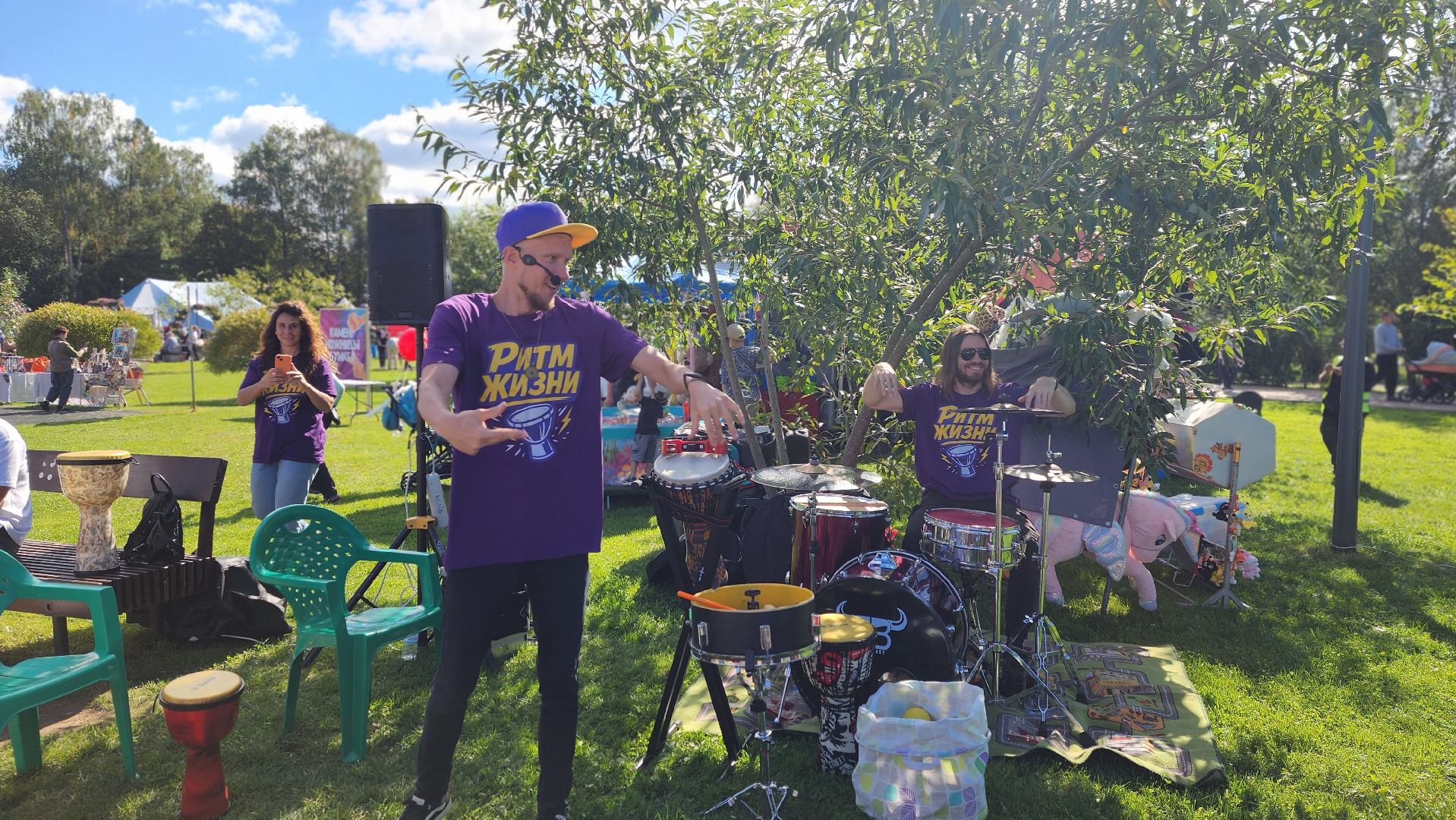 солнечногорск, день города, барабанное шоу, африканские барабаны,