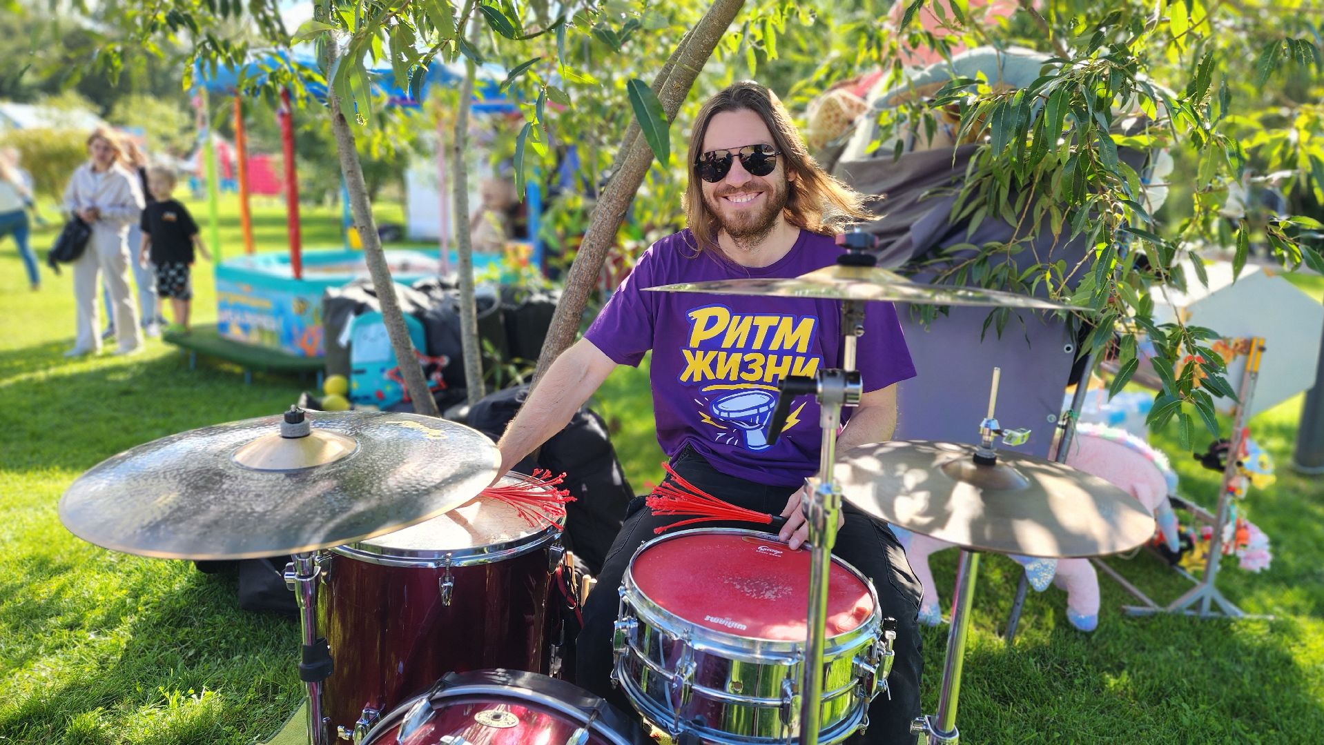 солнечногорск, день города, барабанное шоу, африканские барабаны,