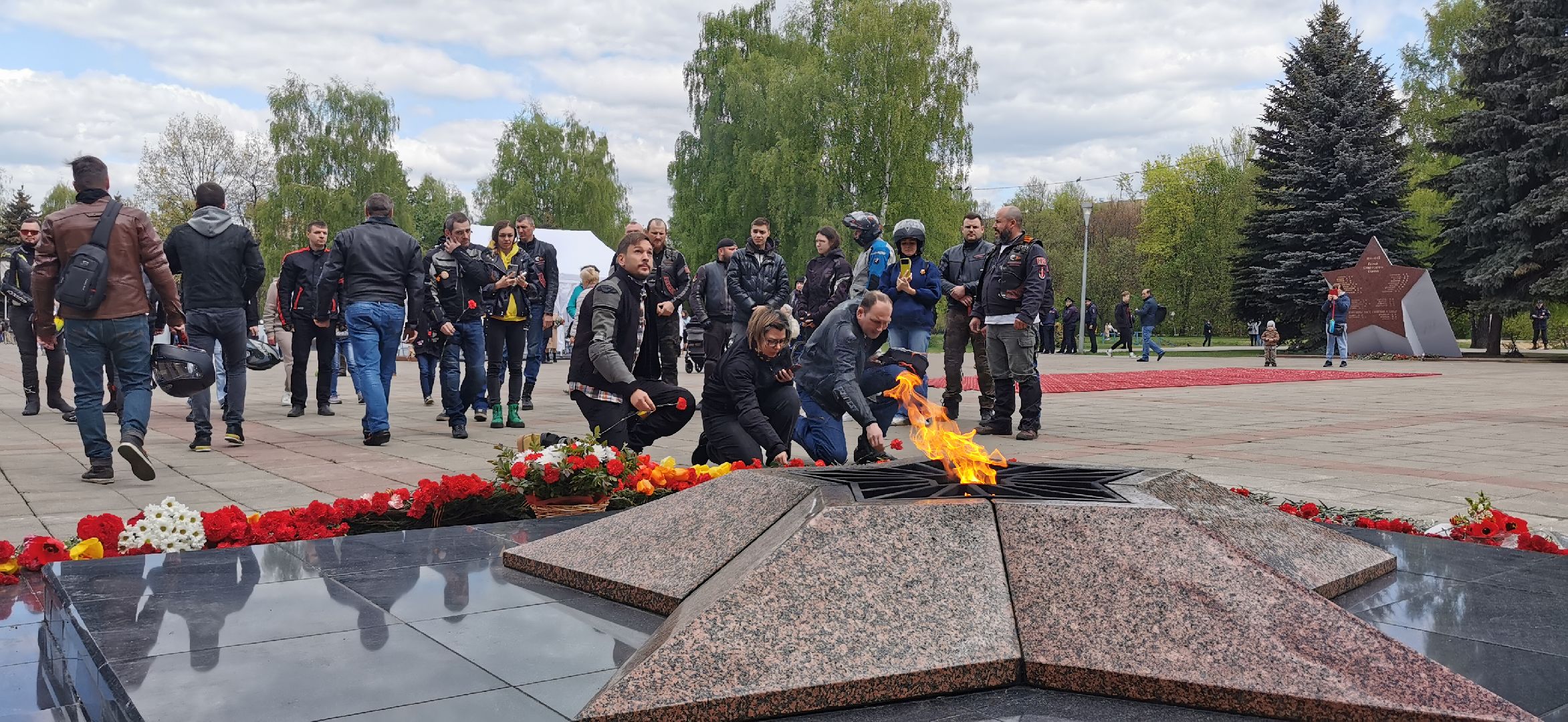 день победы, мотоциклисты,