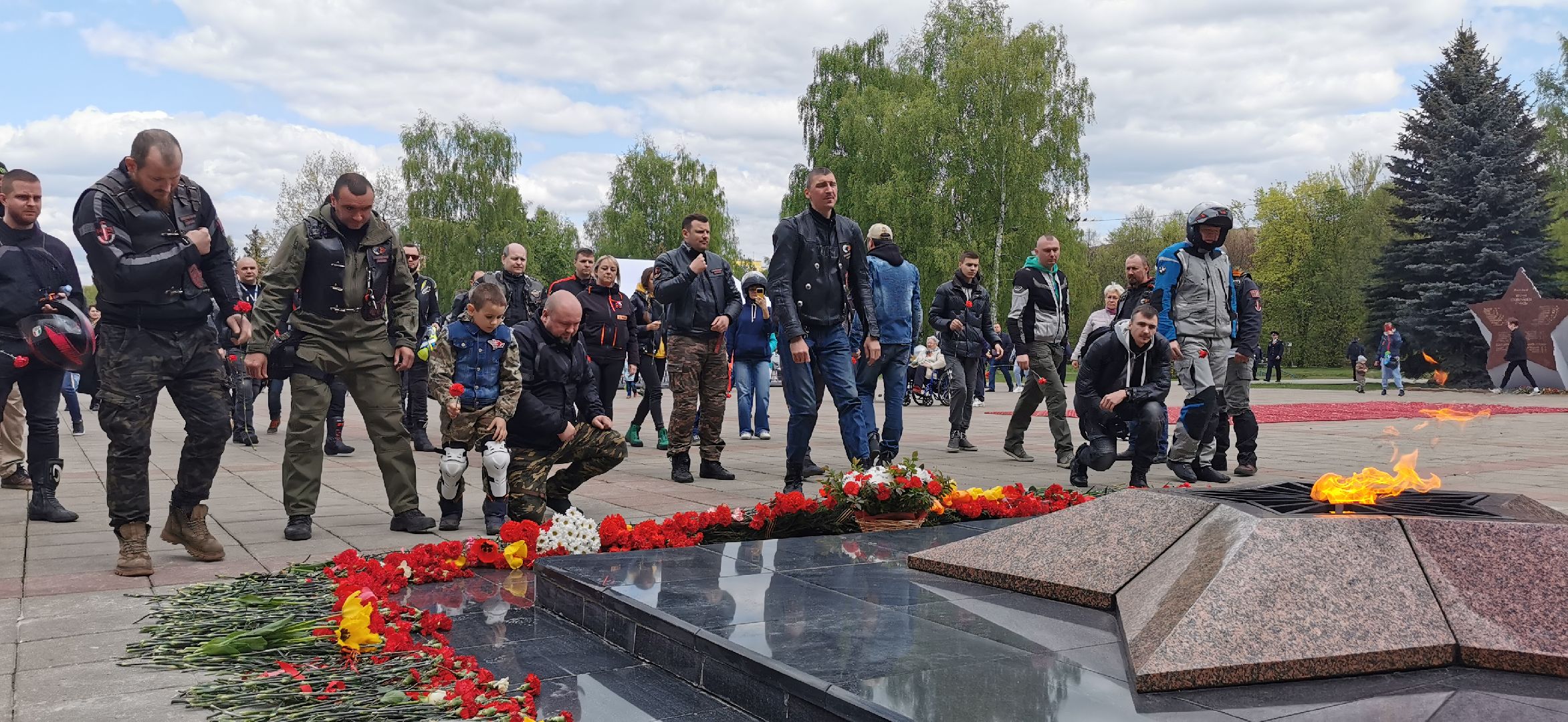 день победы, мотоциклисты,