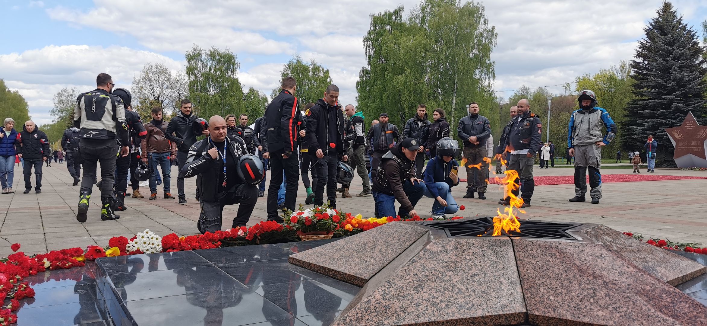 день победы, мотоциклисты,