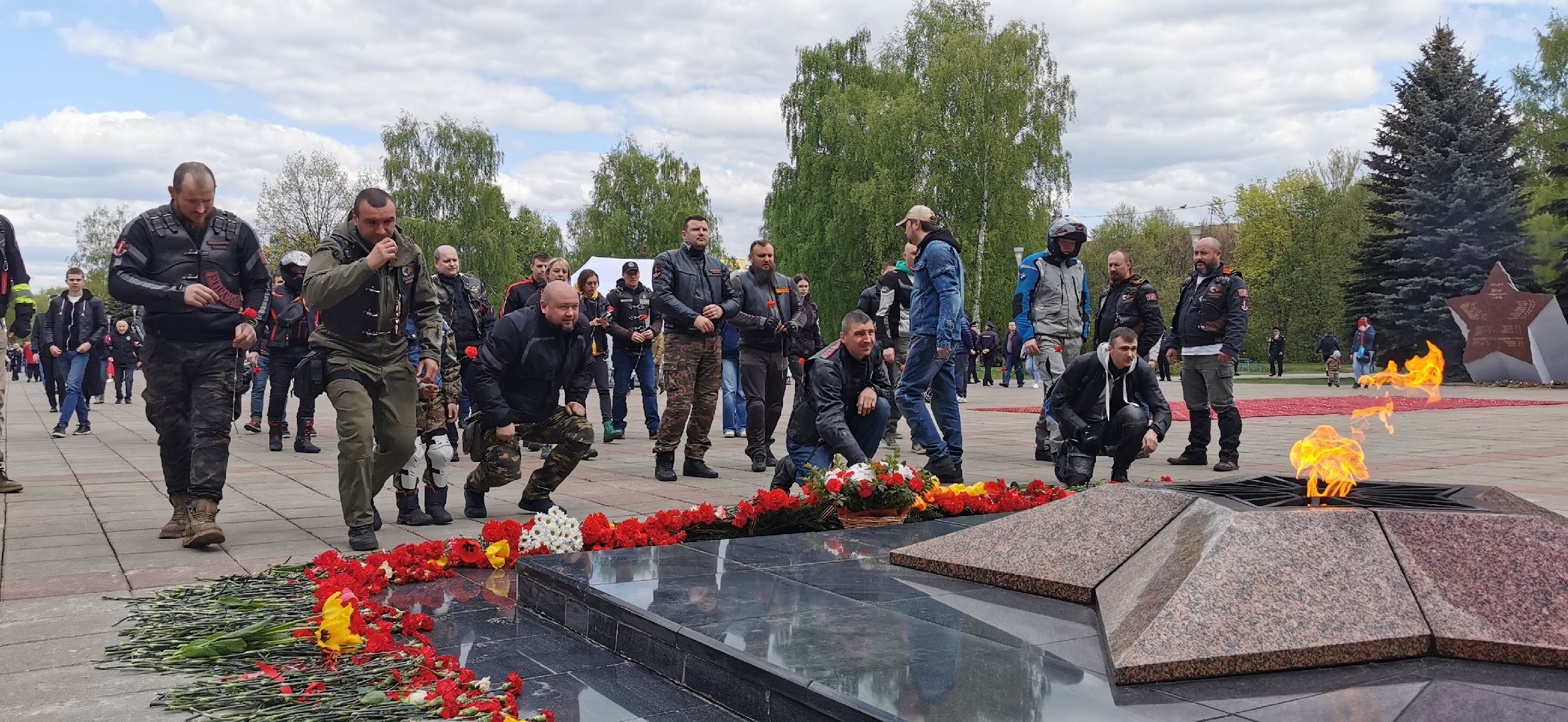 день победы, мотоциклисты,