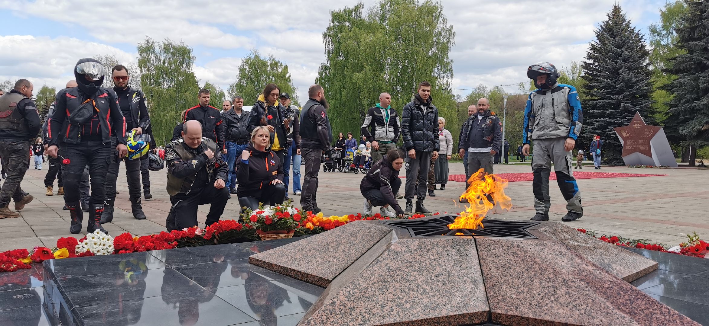 день победы, мотоциклисты,