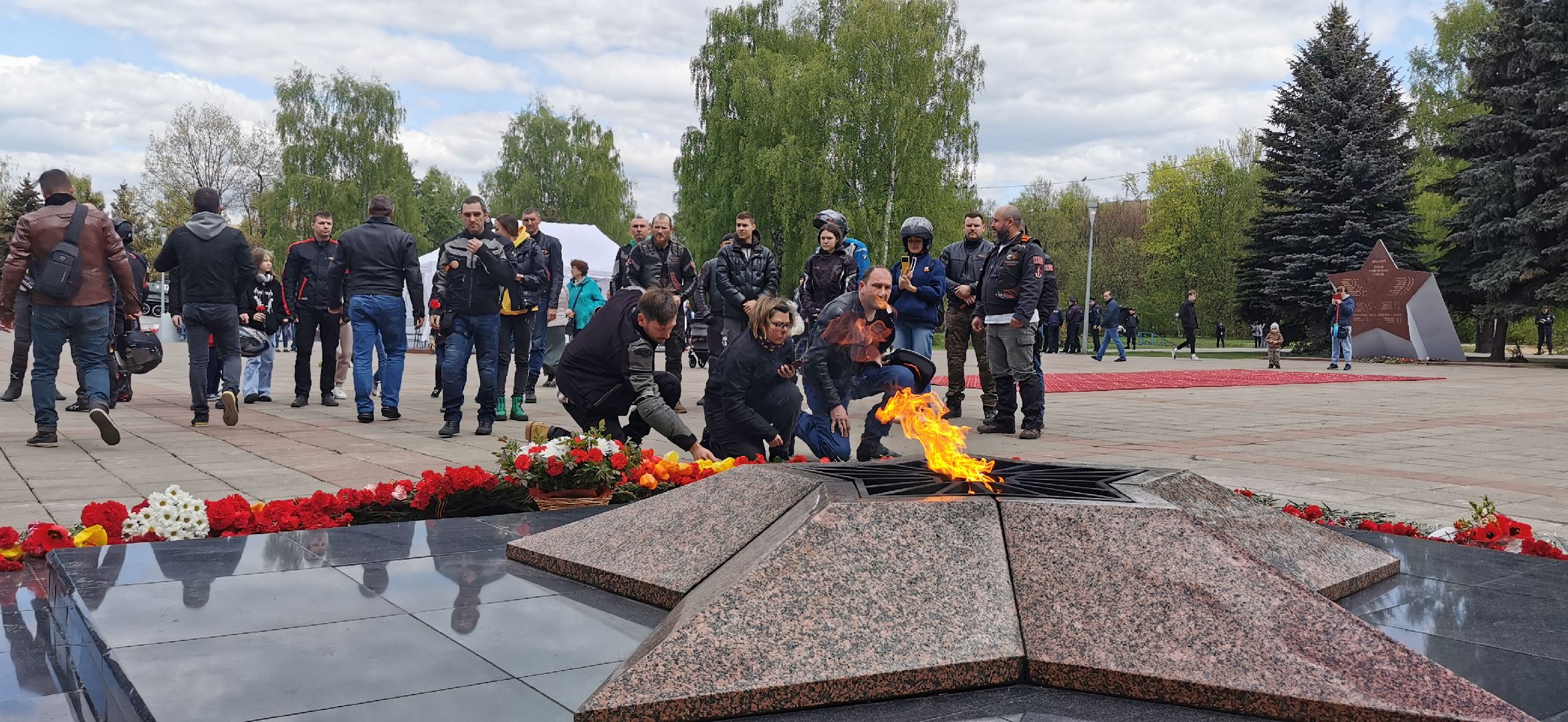 день победы, мотоциклисты,