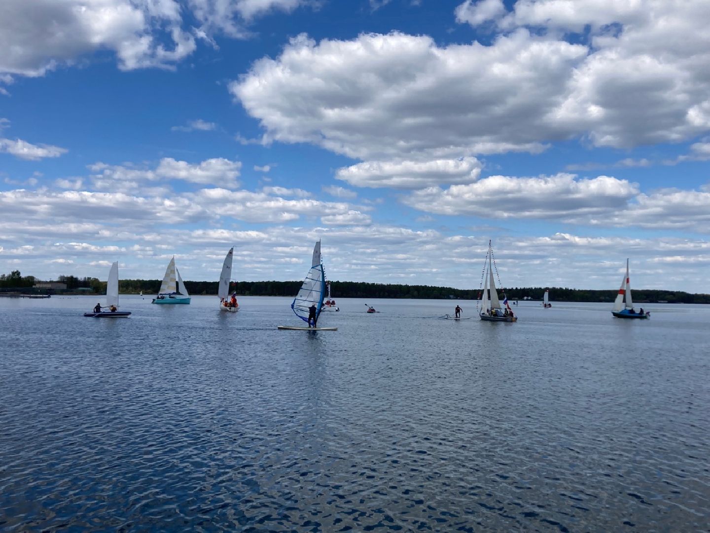 Солнечногорск, Сенеж, парусный спорт, регата, День Победы