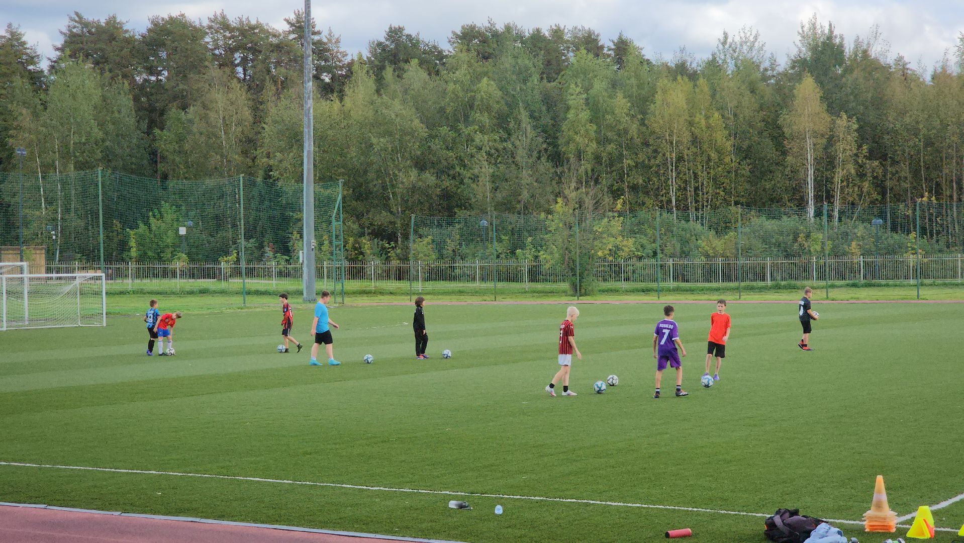 футбольное поле, Футбольное поле с подогревом, Лобня, Футбол , Зима , Снег,