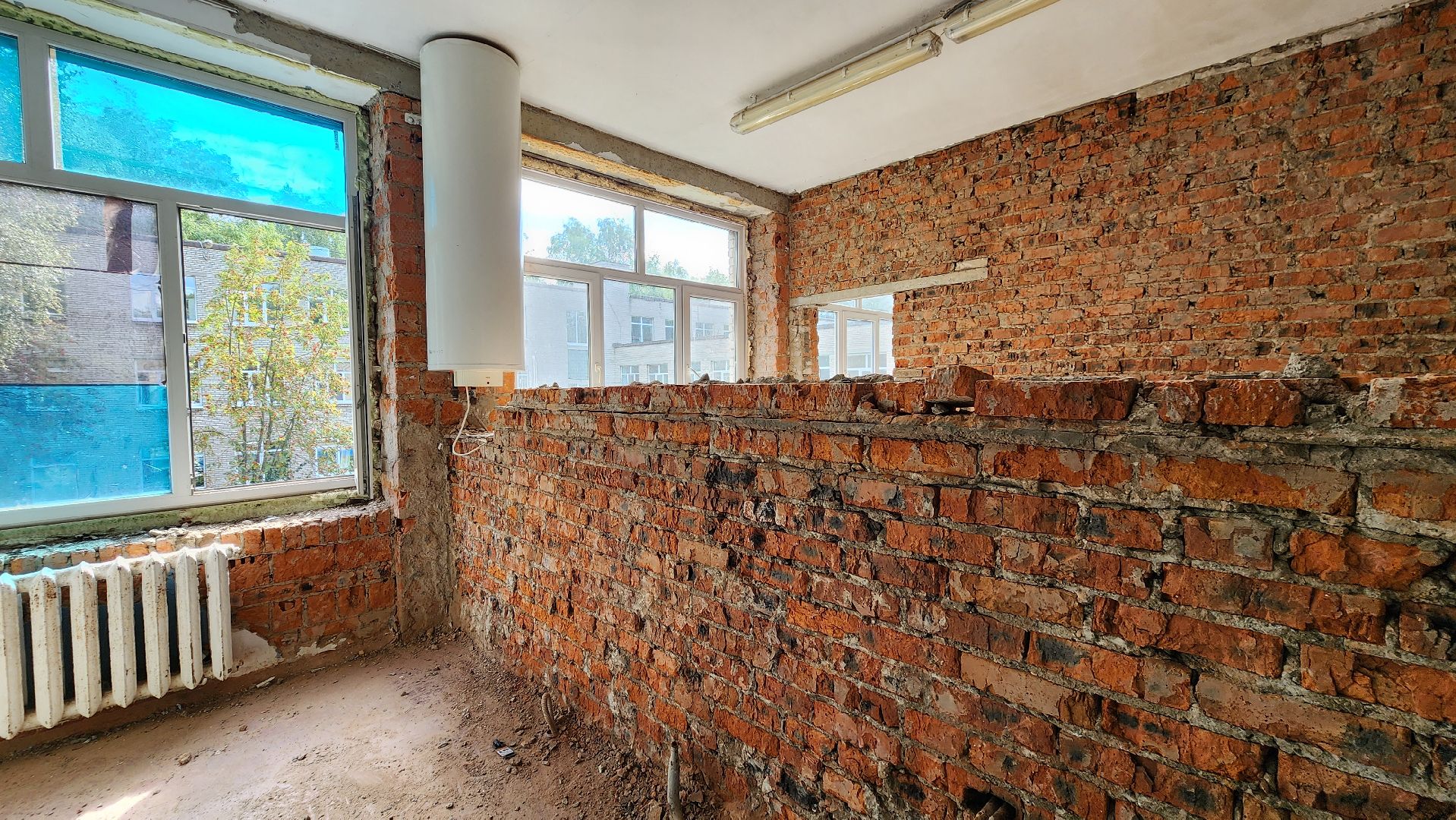 Капитальный ремонт школы , Лобня, Демонтажные работы ,