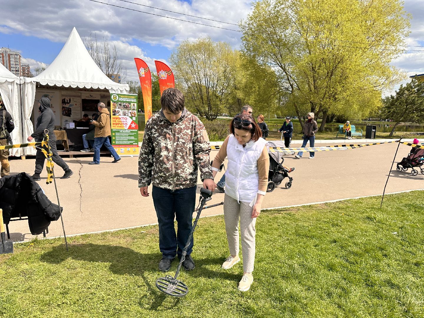 Одинцово, День Победы, Поисковики