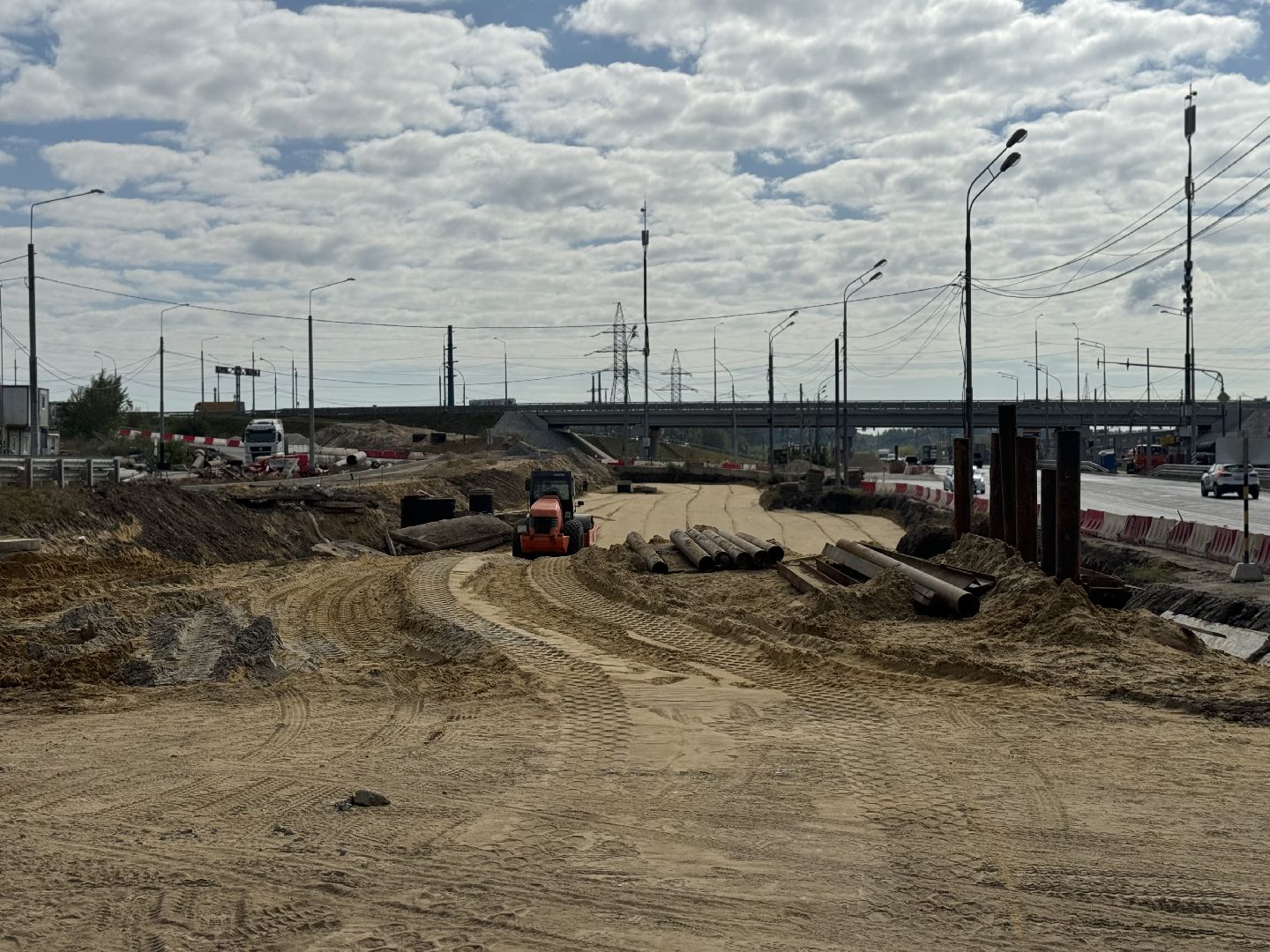 каширское шоссе, реконструкция дороги, ленинский го,