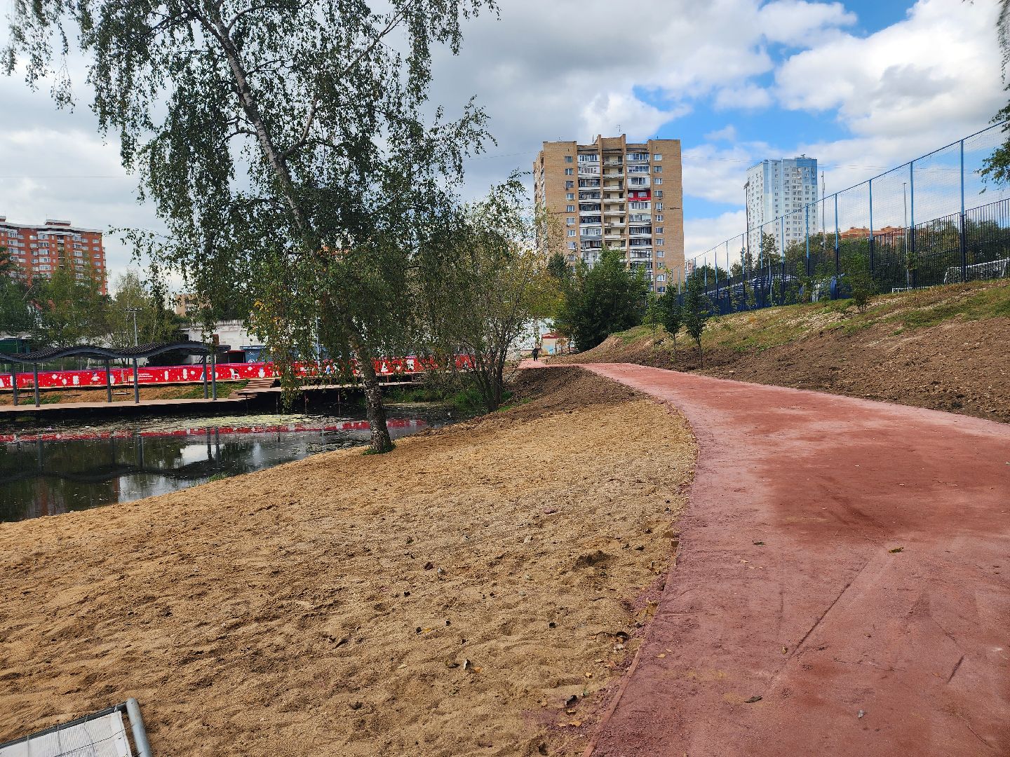 одинцово, благоустрйоство, комсомольский пруд,