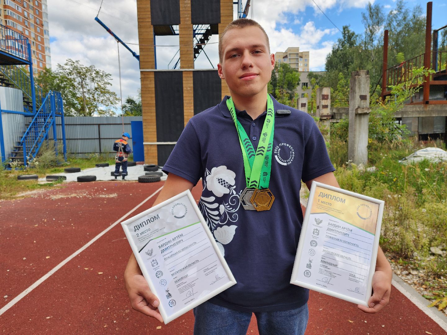 раменское, образование, раменский колледж, серебряный призер всероссийского чемпионата профессионалы-2025 по пожарной безопасности ,