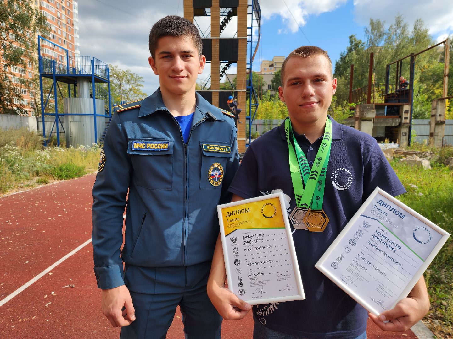 раменское, образование, раменский колледж, серебряный призер всероссийского чемпионата профессионалы-2025 по пожарной безопасности ,