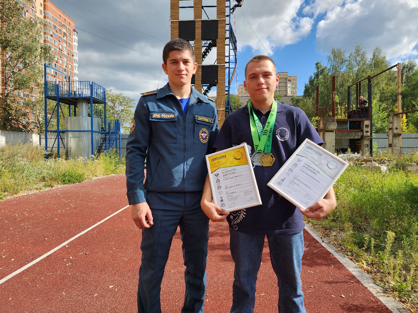 раменское, образование, раменский колледж, серебряный призер всероссийского чемпионата профессионалы-2025 по пожарной безопасности ,
