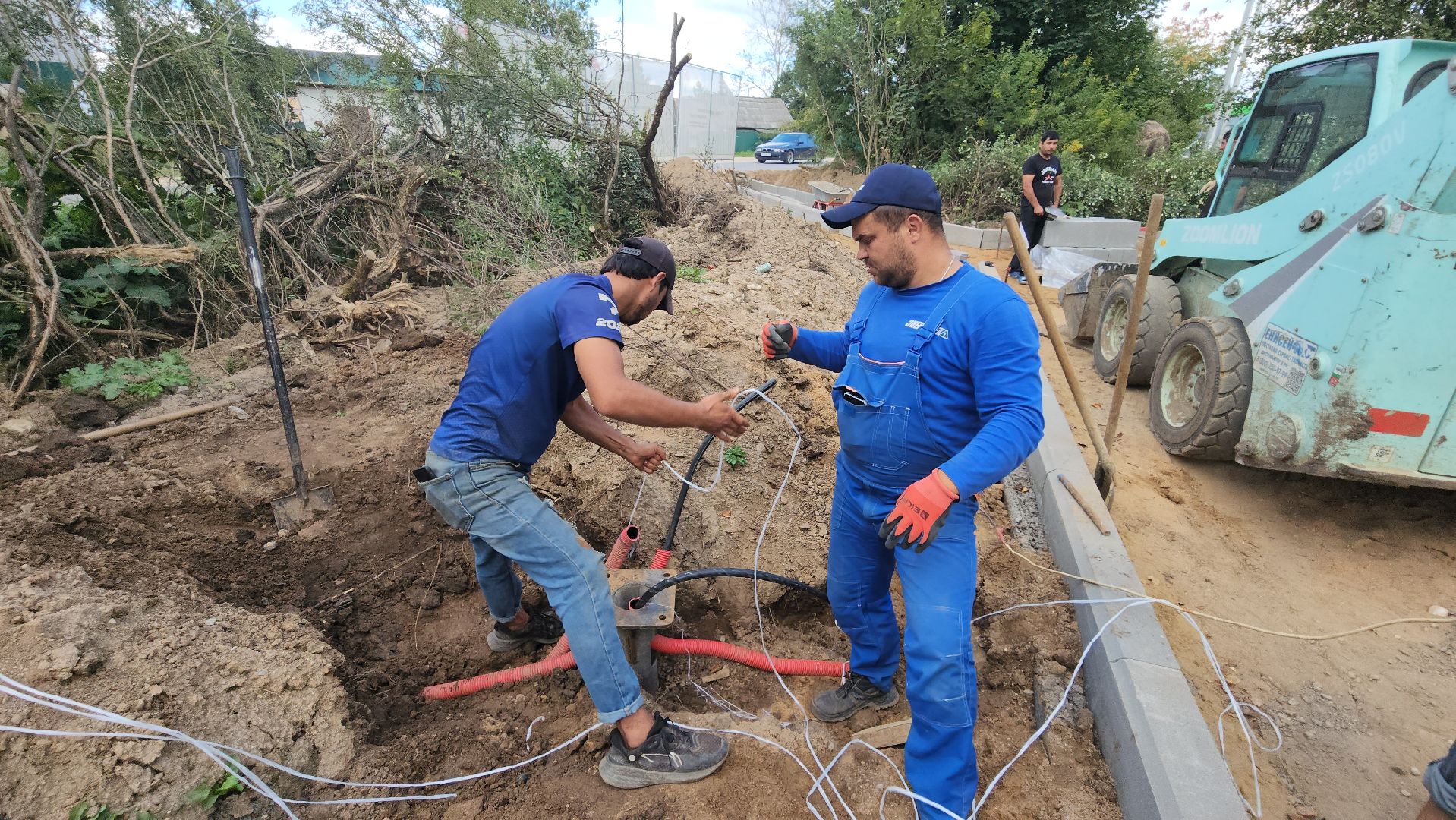 волоколамск, сычево, формирование комфортной городской среды, сквер, световой фонтан,